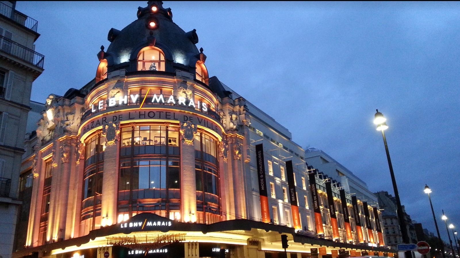 BHV Homme, Le Marais